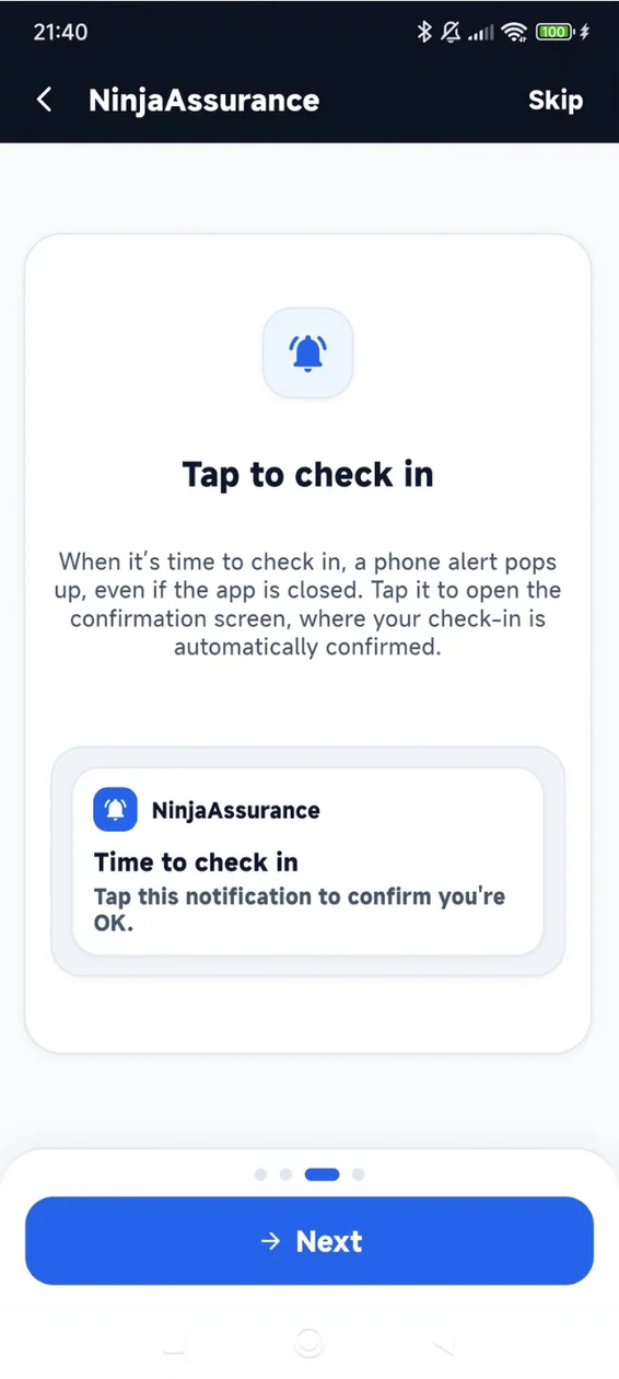 Confirm reminders