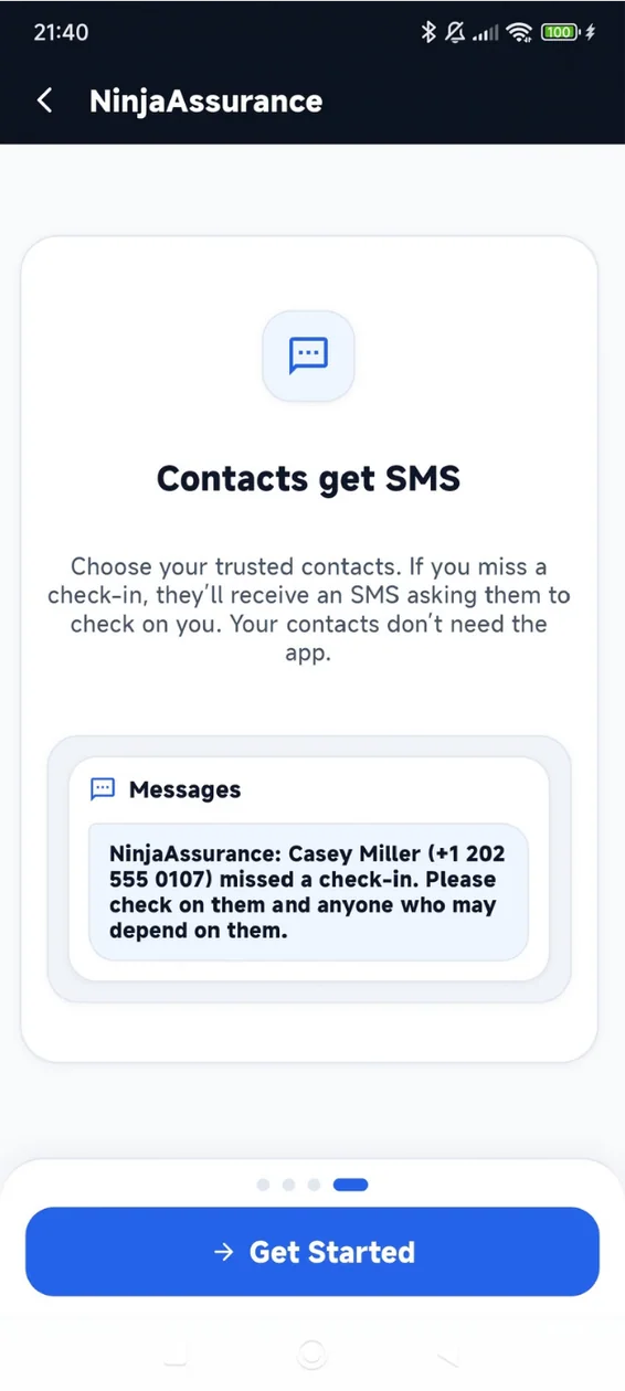 NinjaAssurance onboarding: Your safety net