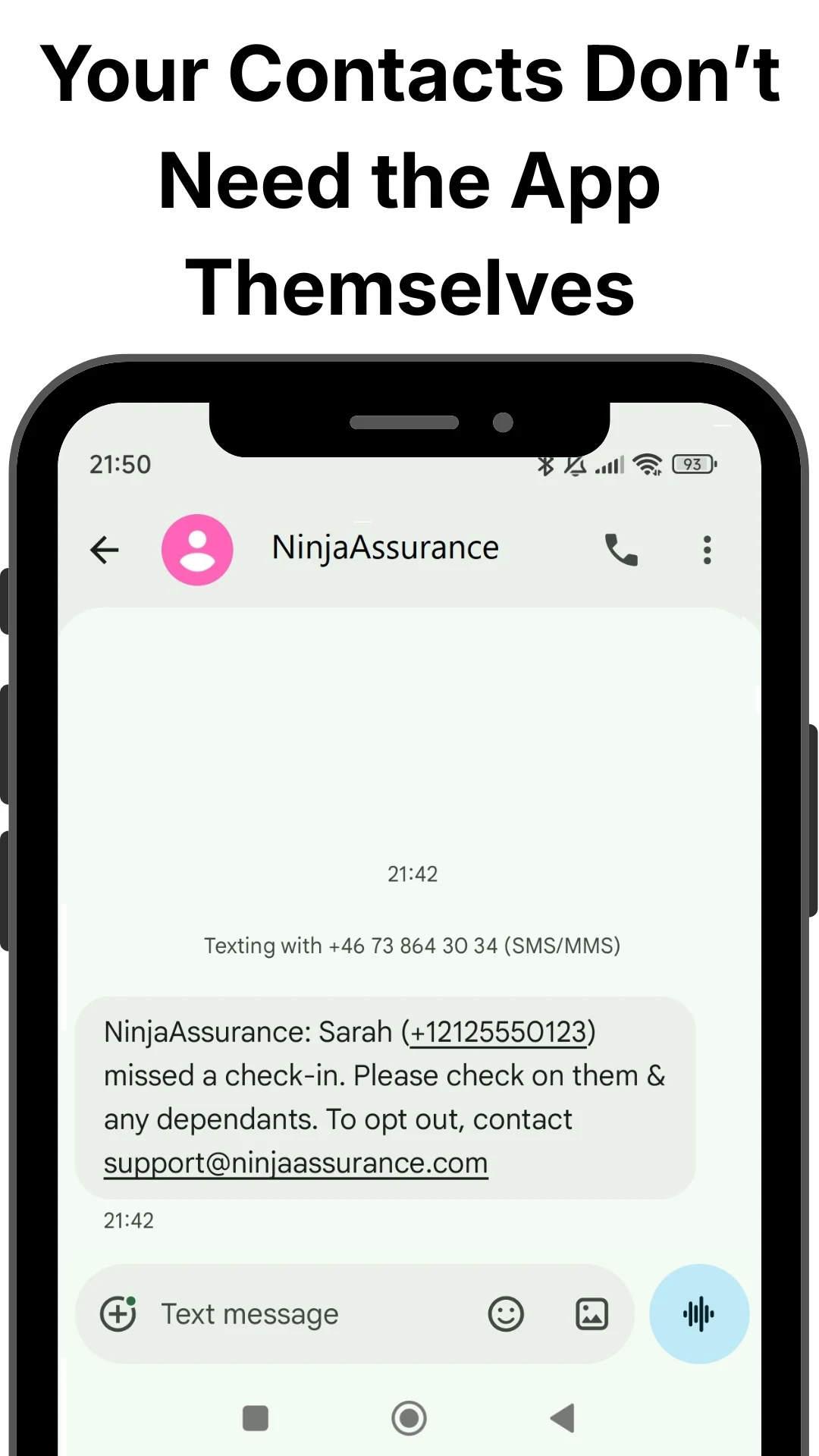 Trusted Contact Alerts Without Making Everyone Install an App